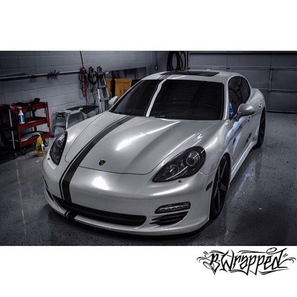 Porsche Wrapped In Avery SW900 109 Gloss White Pearl Nationwide Wraps